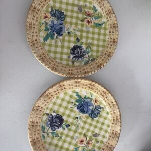 Vintage Garden Salad/Dessert Plate by Tracy Porter 2 pc